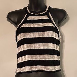 Striped crop top